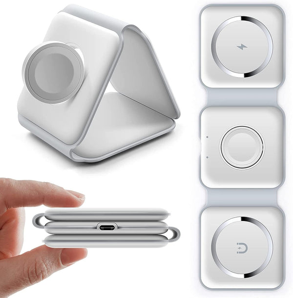 3 in 1 Wireless Charger Magnetic Foldable Charging